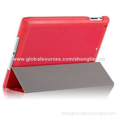 PU leather tablet case for iPad, various colors are available